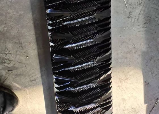 การเคลือบผง Big Anti Climb 2mm Wall Security Spikes กำแพง