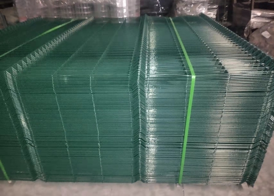 Pvc Coated 3d แผงดัดโค้งรั้วตาข่ายลวดเชื่อม