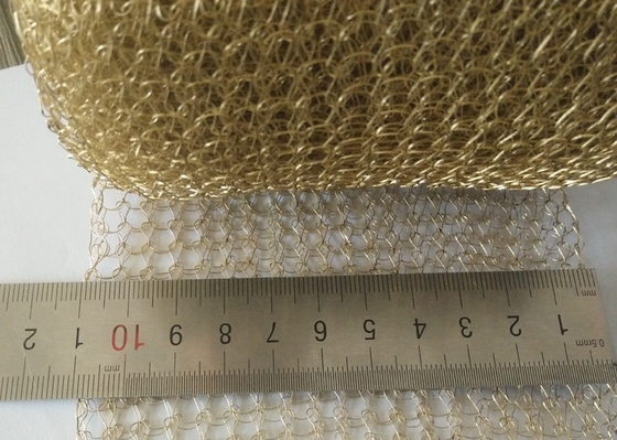 ตัวกรองและการเคลือบแก้วลวดตาข่ายถักทองแดง 0.23mm